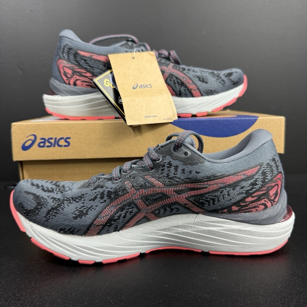 ASICS Gel‎ Cumulus 23 GTX 'Carrier Grey Pink' 1012B105-020 Women's Size 5.5